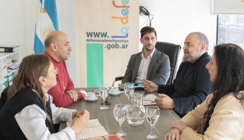 El Defensor fue recibido en la Defensoría NNyA nacional